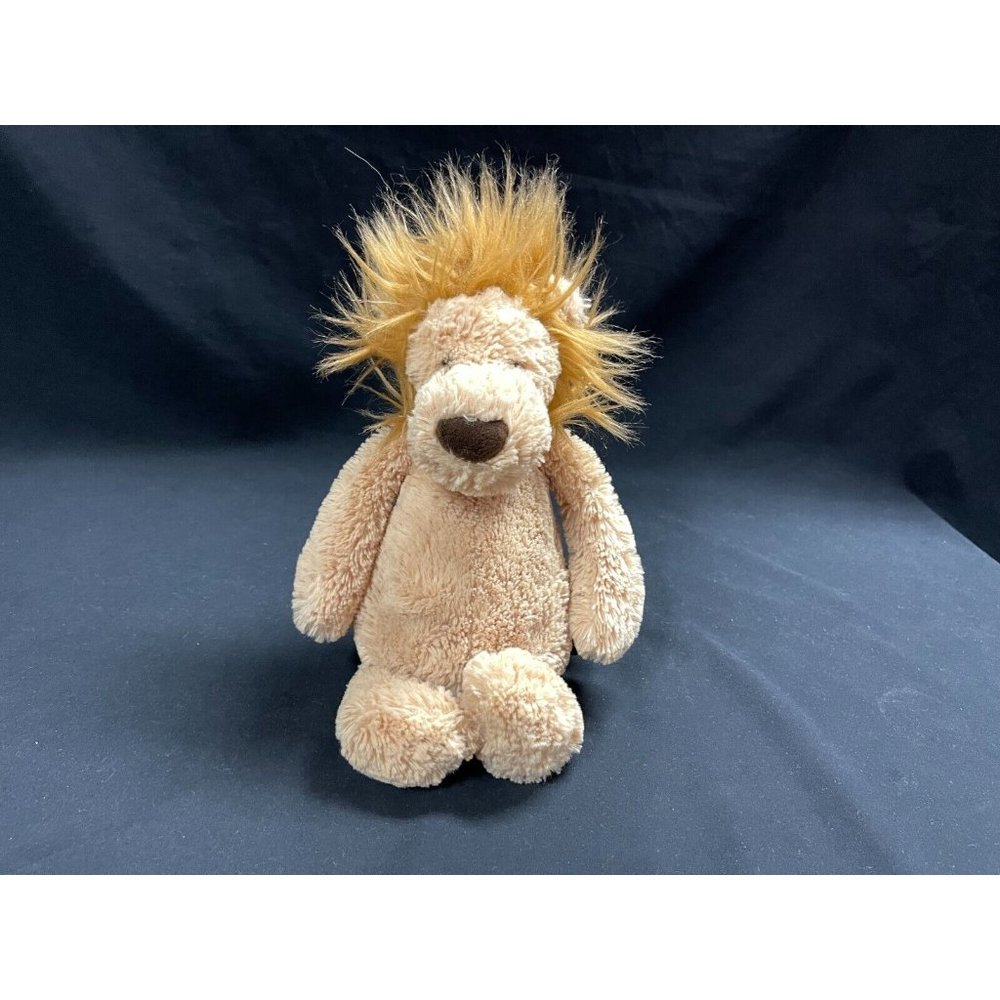 Jellycat Bashful Lion 12” Lovey Lovie Plush Brown
